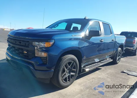 2023 Chevrolet Silverado 1500 2Wd Short Bed Custom z USA, uszkodzony, nr VIN 1GCPABEK9PZ118183